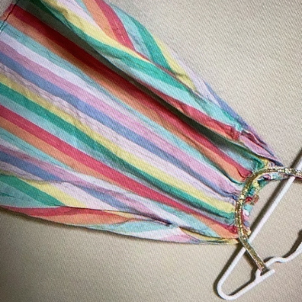 Vibrant striped blouse